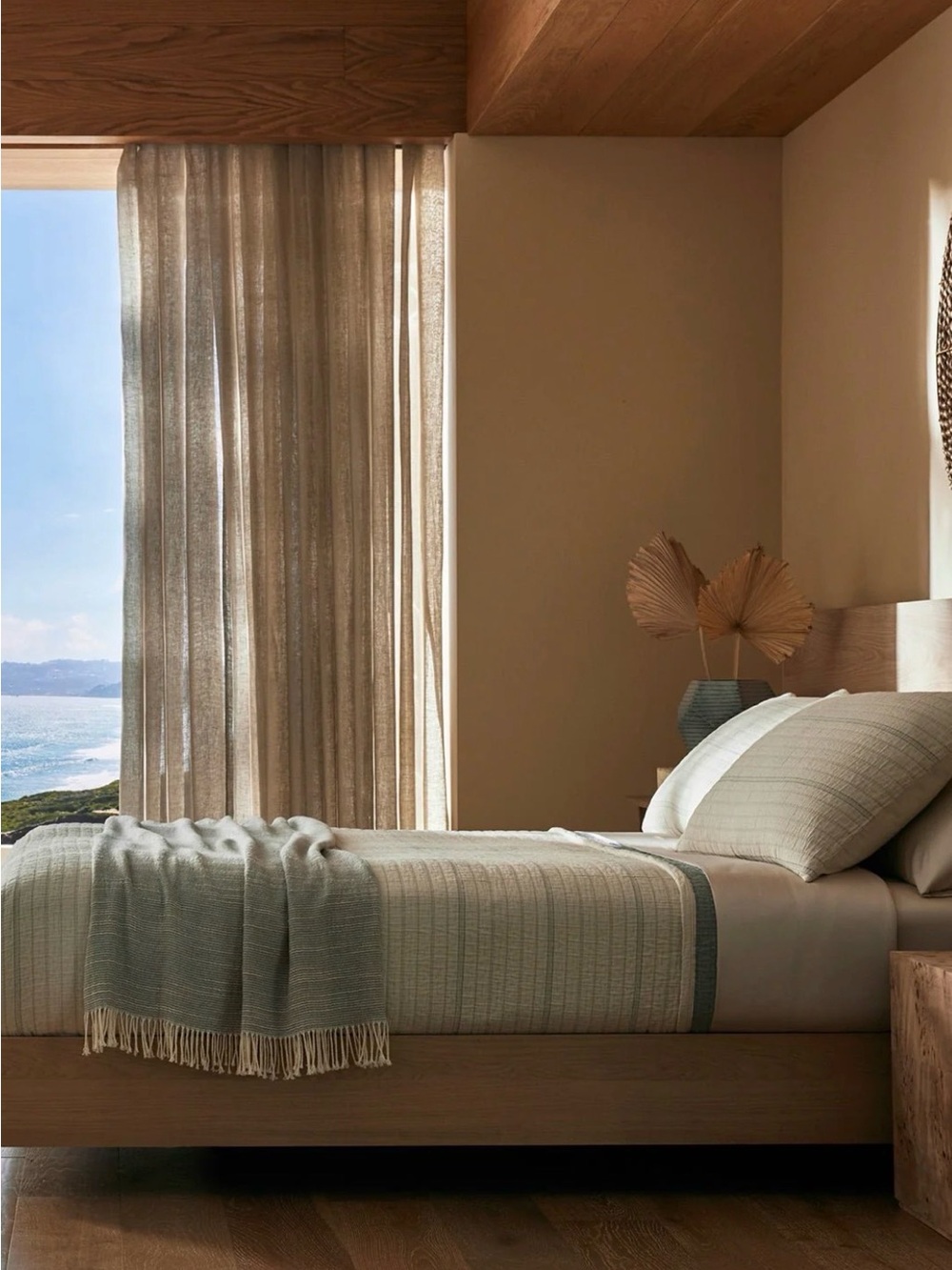 Cozy Earth Baja Cotton-Blend Blanket - Retail $198